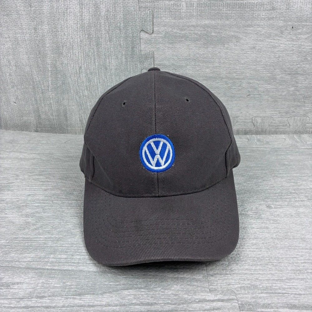 Volkswagen Hat‎ Cap Strap Back Gray Canvas National After Sales Meeting 2019